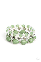 Load image into Gallery viewer, Paparazzi Beachside Brunch - Green Bracelet
