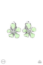 Load image into Gallery viewer, Paparazzi Island Iris Green Clip On Earrings
