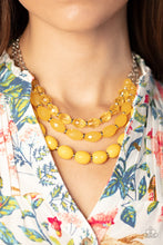 Load image into Gallery viewer, Paparazzi Tropical Hideaway - Yellow Necklace
