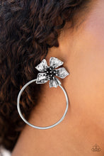 Load image into Gallery viewer, Paparazzi Buttercup Bliss - Silver Earrings (August 2022 Life of the Party)
