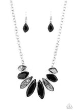 Load image into Gallery viewer, Paparazzi Crystallized Couture - Black Necklace
