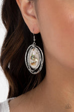 Load image into Gallery viewer, Paparazzi Ocean Floor Oracle - White Earring
