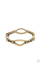 Load image into Gallery viewer, Paparazzi Interwoven Illusion - Brass Bracelet
