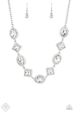 Load image into Gallery viewer, Paparazzi Diamond of the Season - White Necklace (September 2022 Fiercely 5th Avenue)
