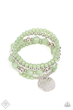 Load image into Gallery viewer, Paparazzi Surfer Style Green Bracelet - Glimpses of Malibu October 2022 Fashion Fix
