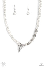 Load image into Gallery viewer, Paparazzi Classy Cadenza - White Necklace (Fiercely 5th Avenue December 2022 Fashion Fix)
