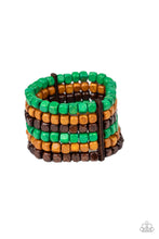 Load image into Gallery viewer, Paparazzi Tropical Tundra Green Bracelet
