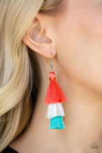 Load image into Gallery viewer, Paparazzi Hold On To Your Tassel Orange Earrings
