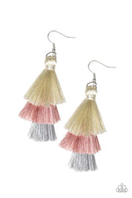 Load image into Gallery viewer, Paparazzi Hold On To Your Tassel Pink Earrings
