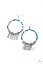 Load image into Gallery viewer, Paparazzi Garden Chimes Blue Earrings
