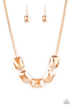 Load image into Gallery viewer, Paparazzi Heard It On the HEIR-Waves Gold Necklace
