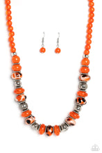 Load image into Gallery viewer, Paparazzi Warp Whimsicality Orange Necklace
