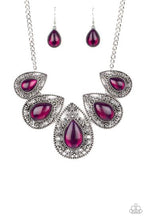 Load image into Gallery viewer, Paparazzi Opal Auras Purple Necklace
