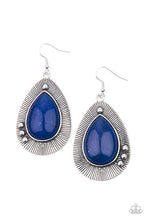 Load image into Gallery viewer, Paparazzi Western Fantasy Blue Earrings

