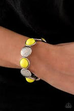 Load image into Gallery viewer, Bohemian Bombshell Yellow Necklace and Boardwalk Boho Yellow Bracelet
